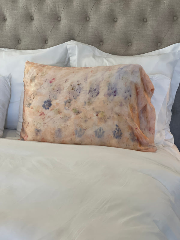 SILK PILLOWCASE - PEACHY