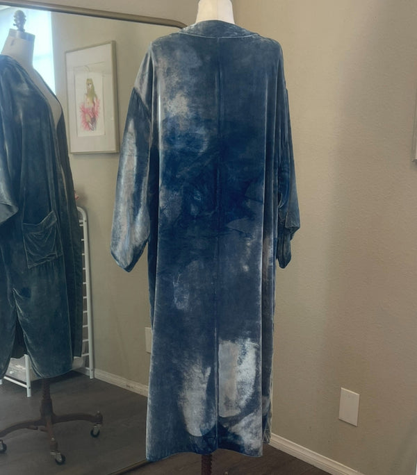 VELVET CEREMONY DUSTER - STORM WASHED