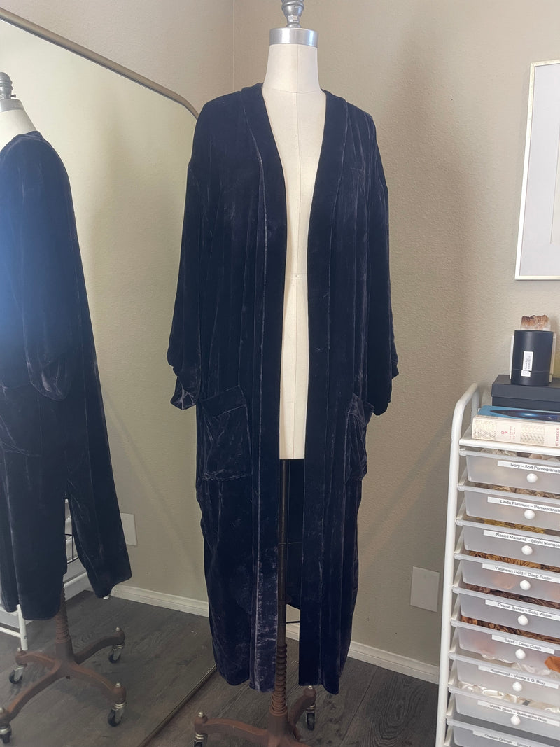 VELVET CEREMONY DUSTER - INKVEIL