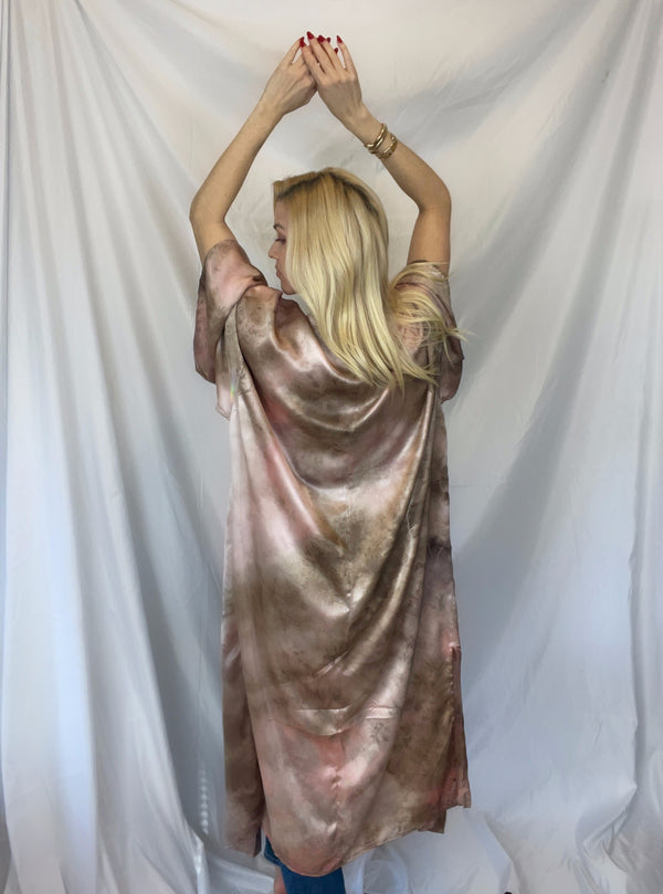 Ceremony Duster - Stormy Rose