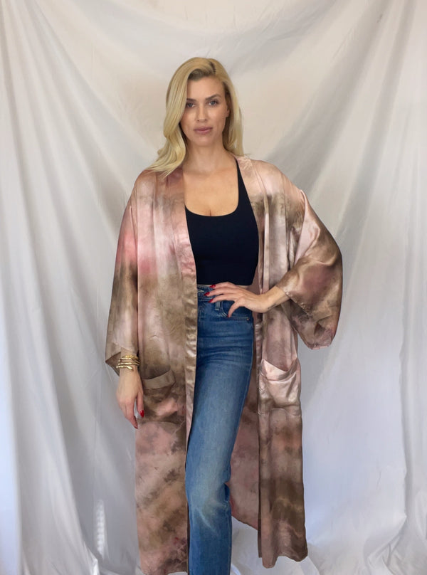 Ceremony Duster - Stormy Rose
