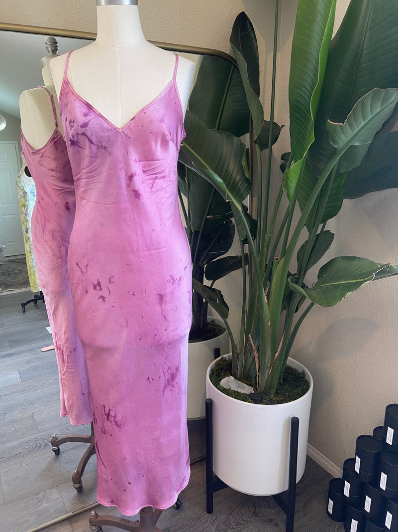APHRODITE MIDI SLIP DRESS-CINDY PINK